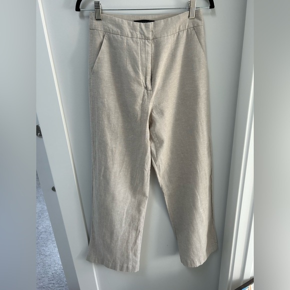 Dynamite Pants - Dynamite Light Beige pants size 2 linen/cotton blend